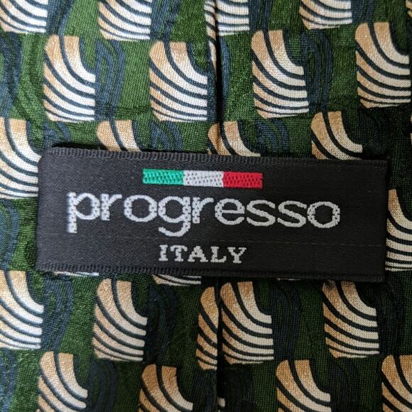 Progresso Italy Silk Tie - Size O/S - EUC - Picture 3 of 4